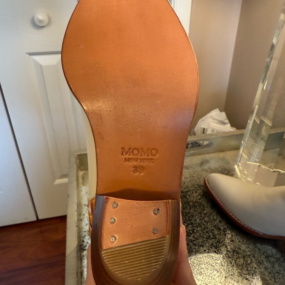 Anthropologie Momo New York Embroidered Silk Western Boots Aniles Size 39/9 New — image 8 of 8